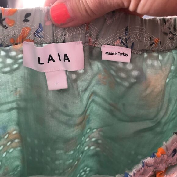 NWOT Laia Ashtabula Embroidered Floral Off The Shoulder Blouse - Picture 6 of 6